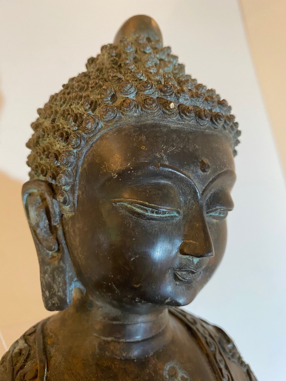 Antique Bronze Buddha View III
