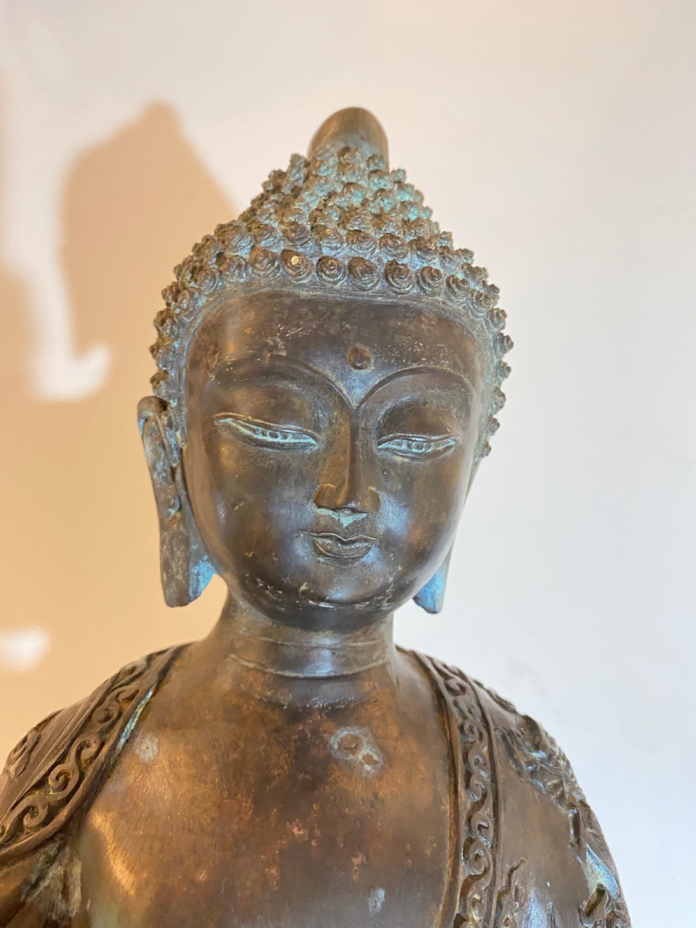 Antique Bronze Buddha View V