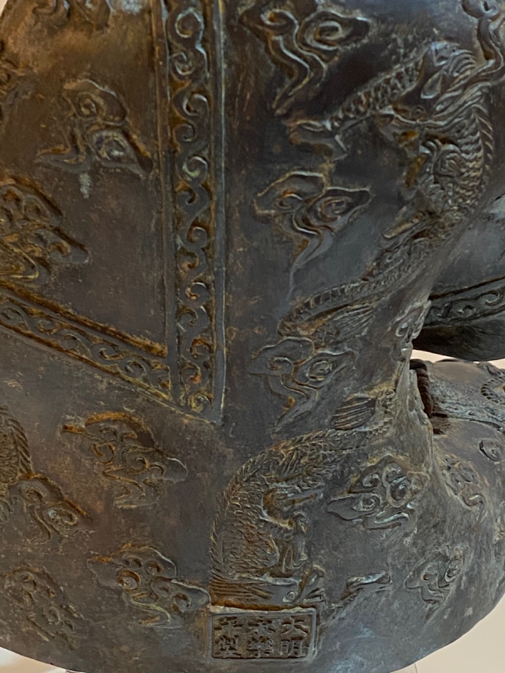 Antique Bronze Buddha View VII