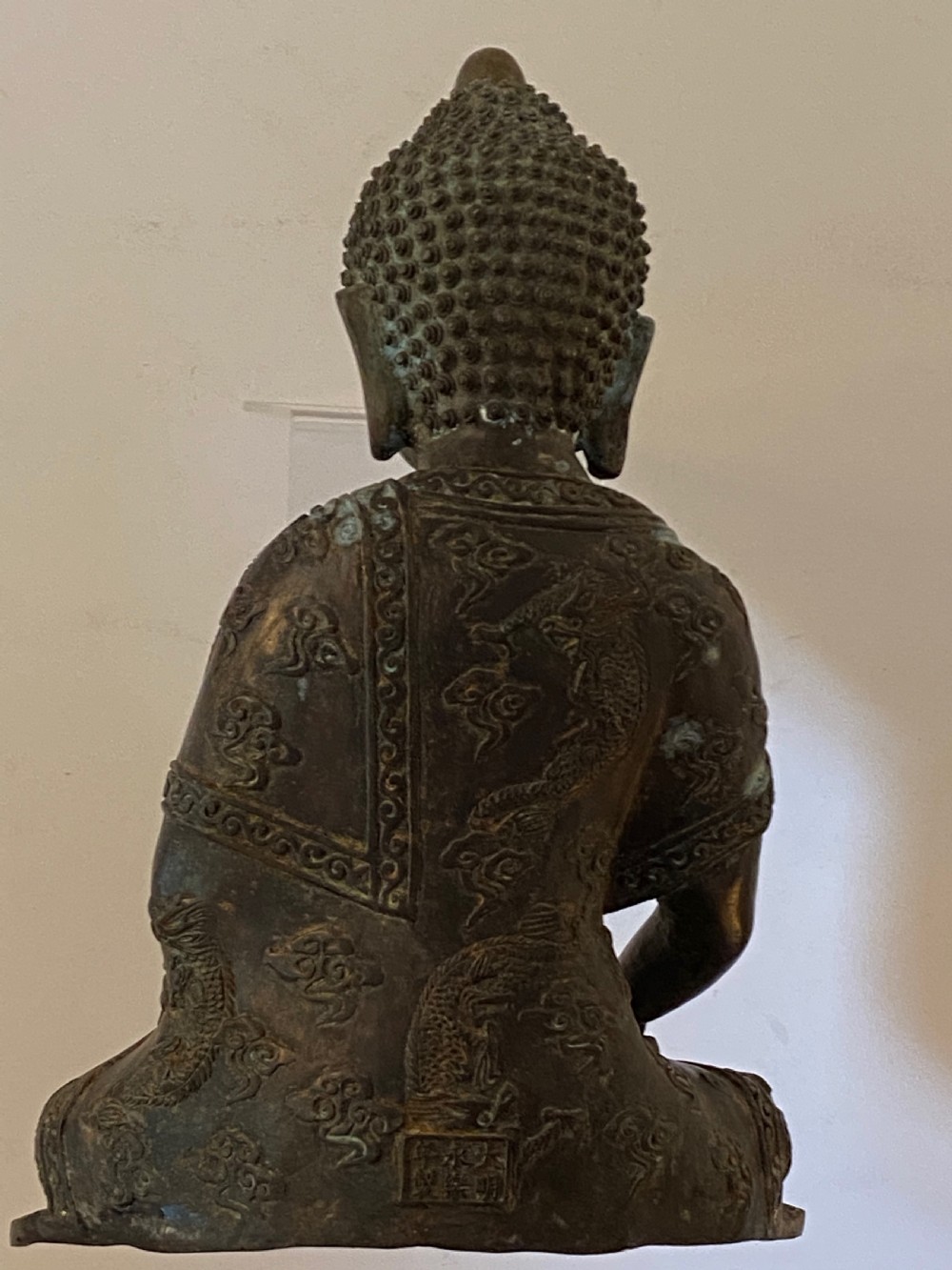 Antique Bronze Buddha View VIII