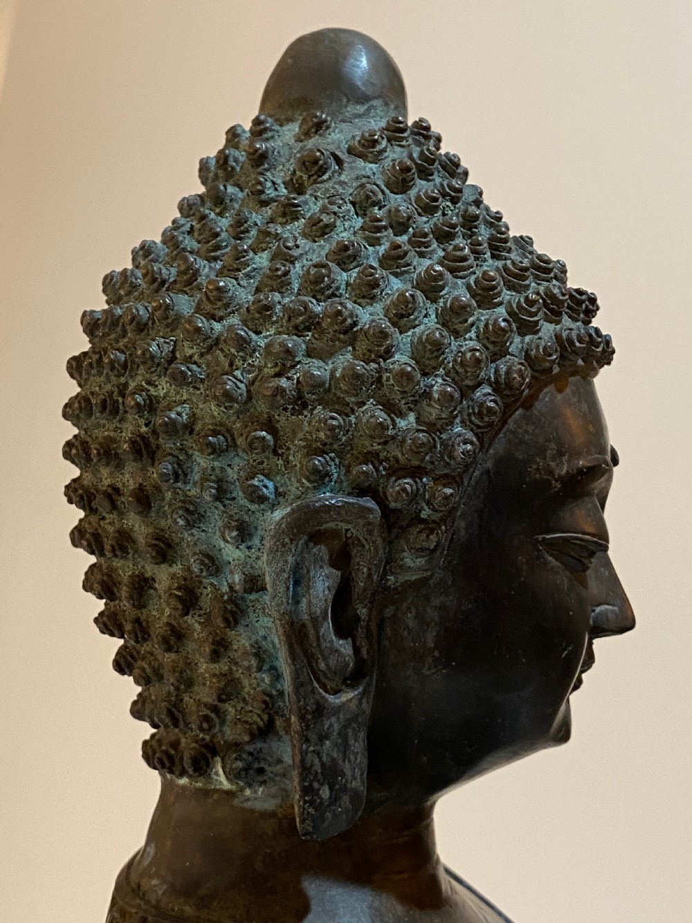 Antique Bronze Buddha View X