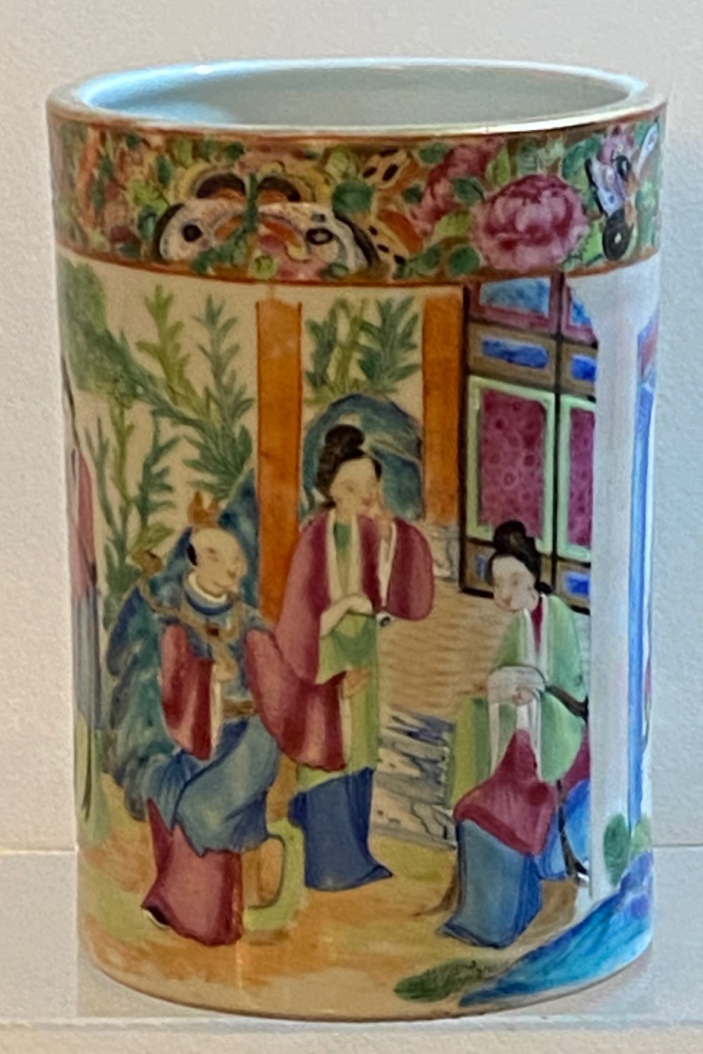 Late 19th Century Chinese Brush Pot