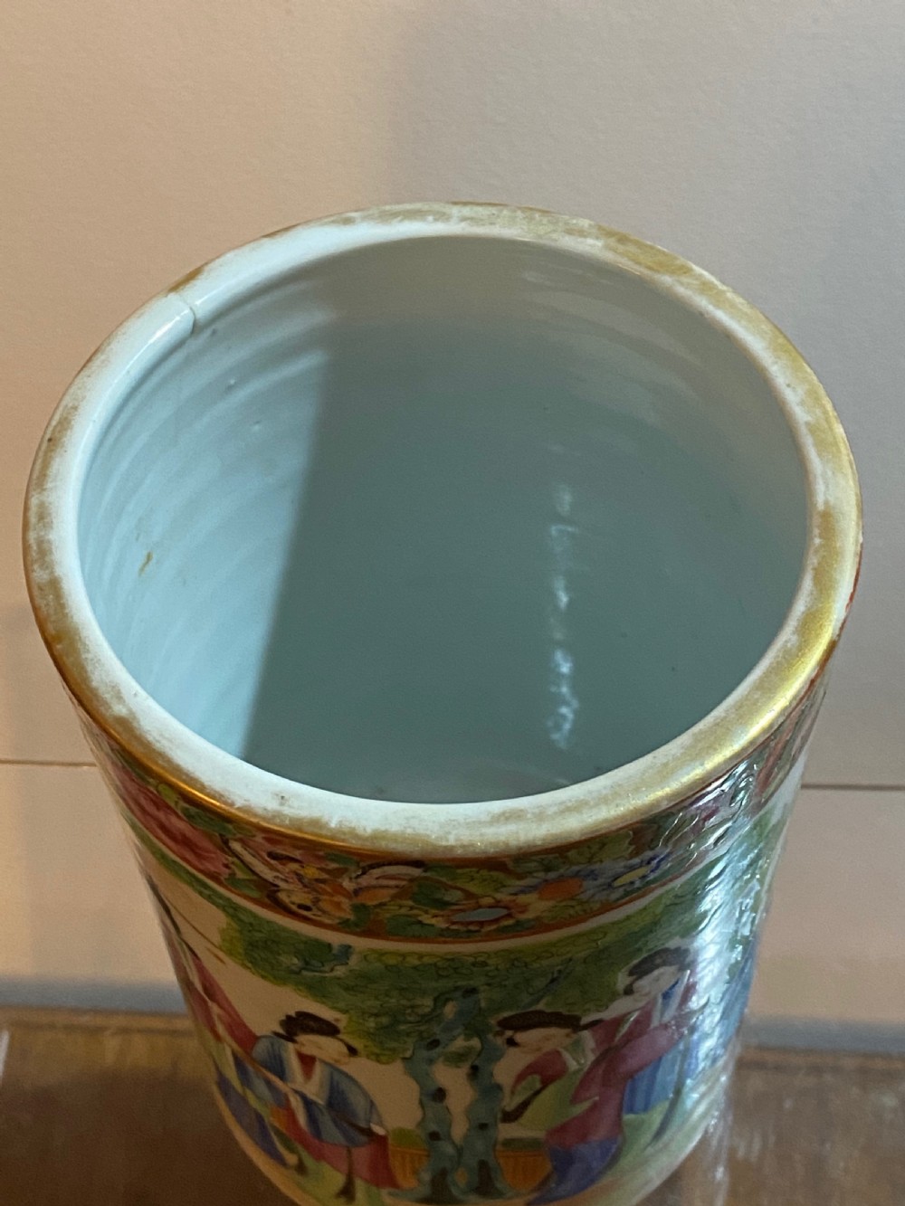 Late 19th Century Chinese Brush Pot View III