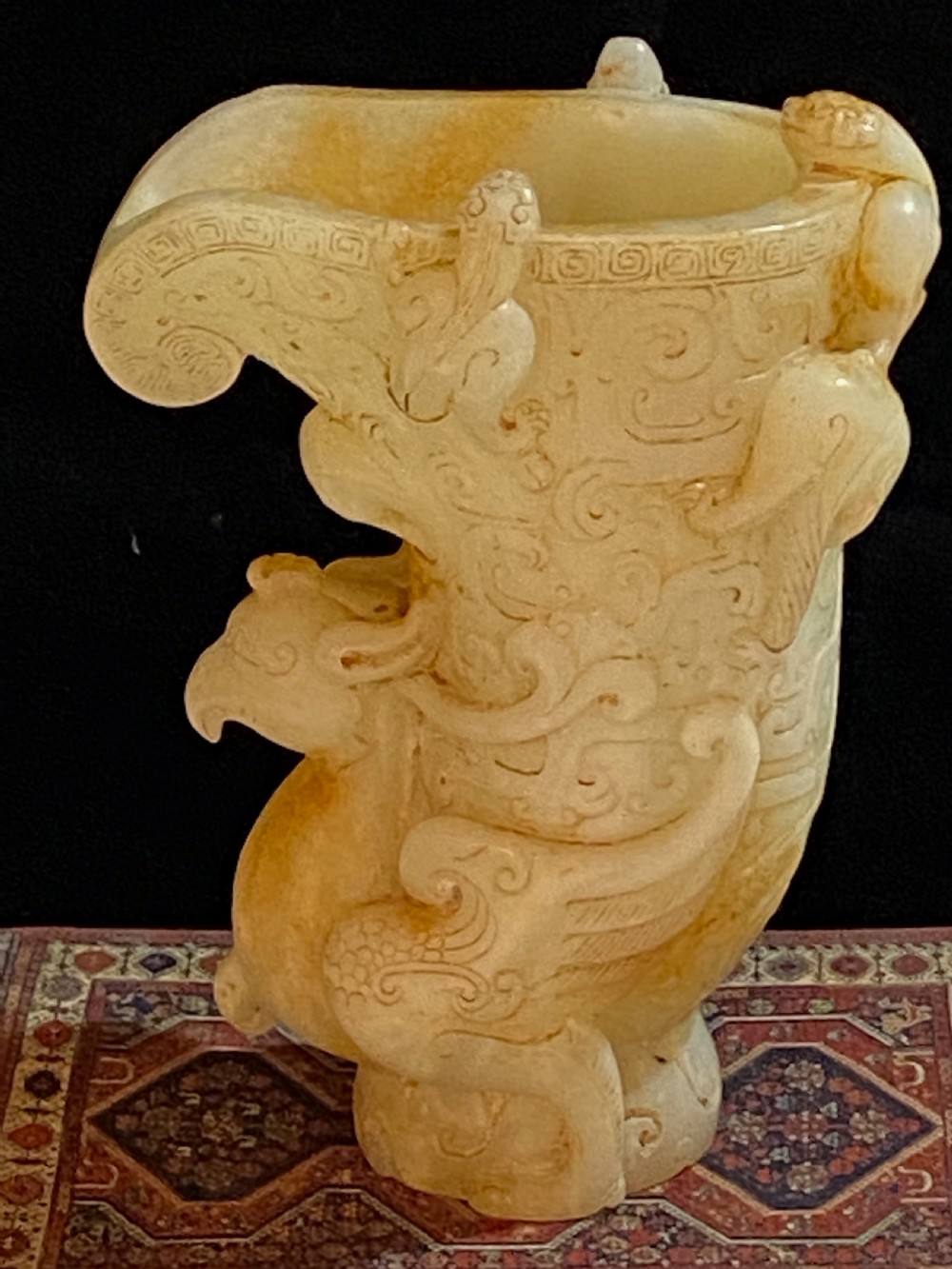 Antique Chinese Jade Libation Cup View II