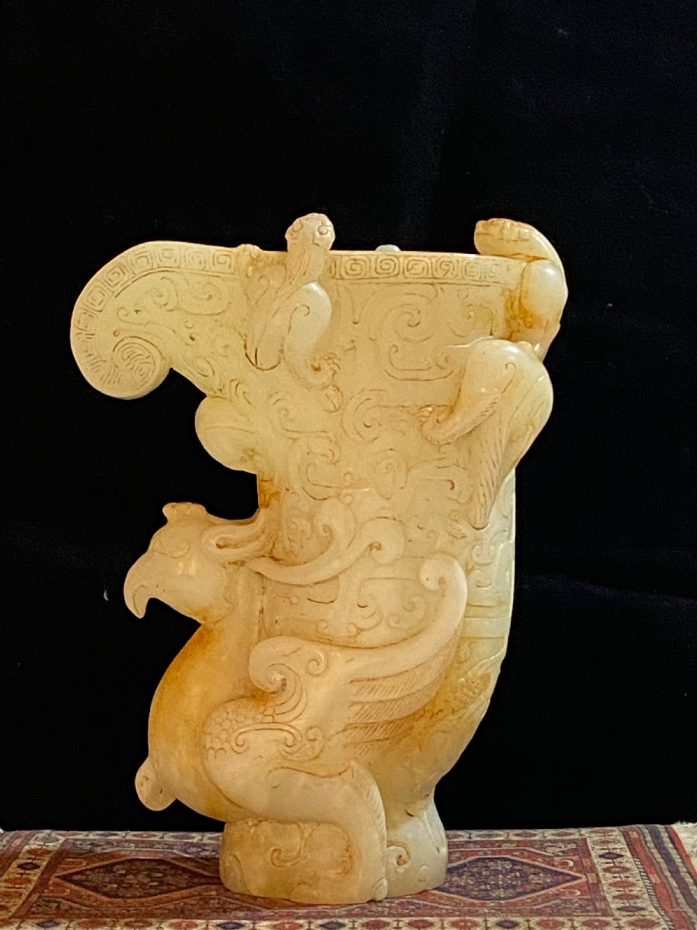 Antique Chinese Jade Libation Cup View V