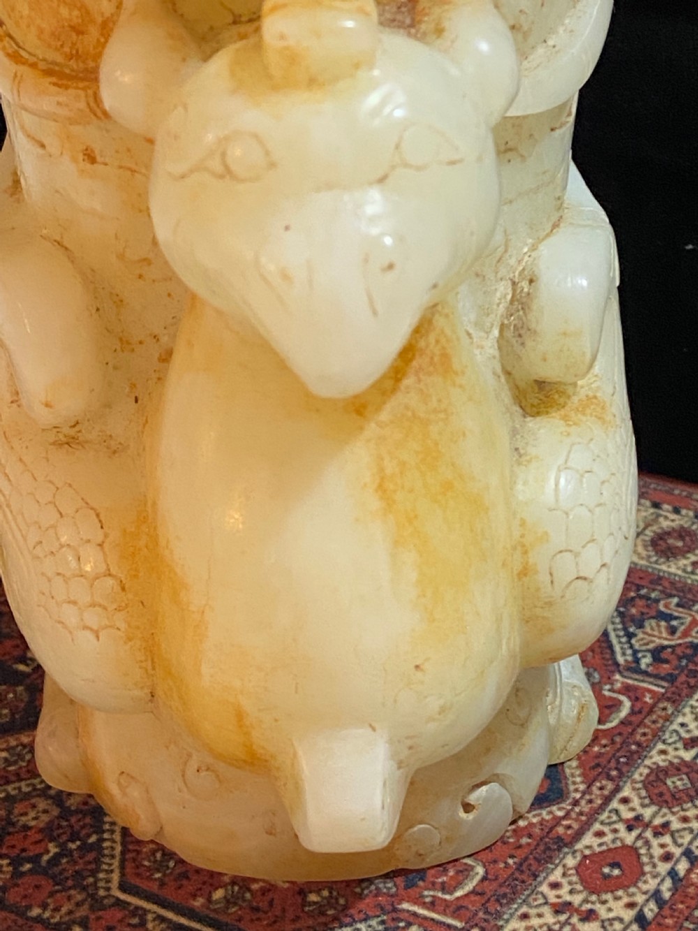 Antique Chinese Jade Libation Cup View IX