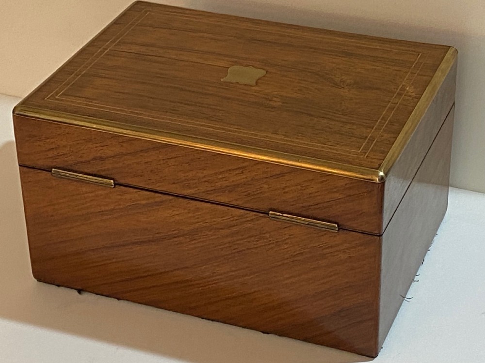 Antique Rosewood Ladies Vanity Box View II