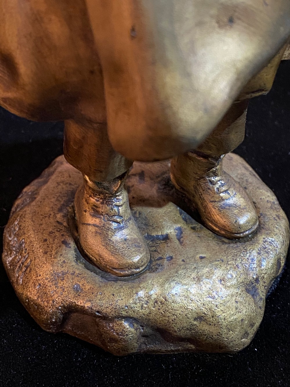  Bronze gilt and Ivory Sculpture. by Antoine  Bofill 1875-1953 View XI