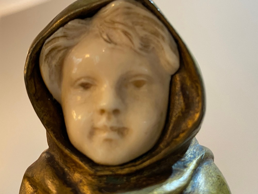  Bronze gilt and Ivory Sculpture. by Antoine  Bofill 1875-1953 View XIV