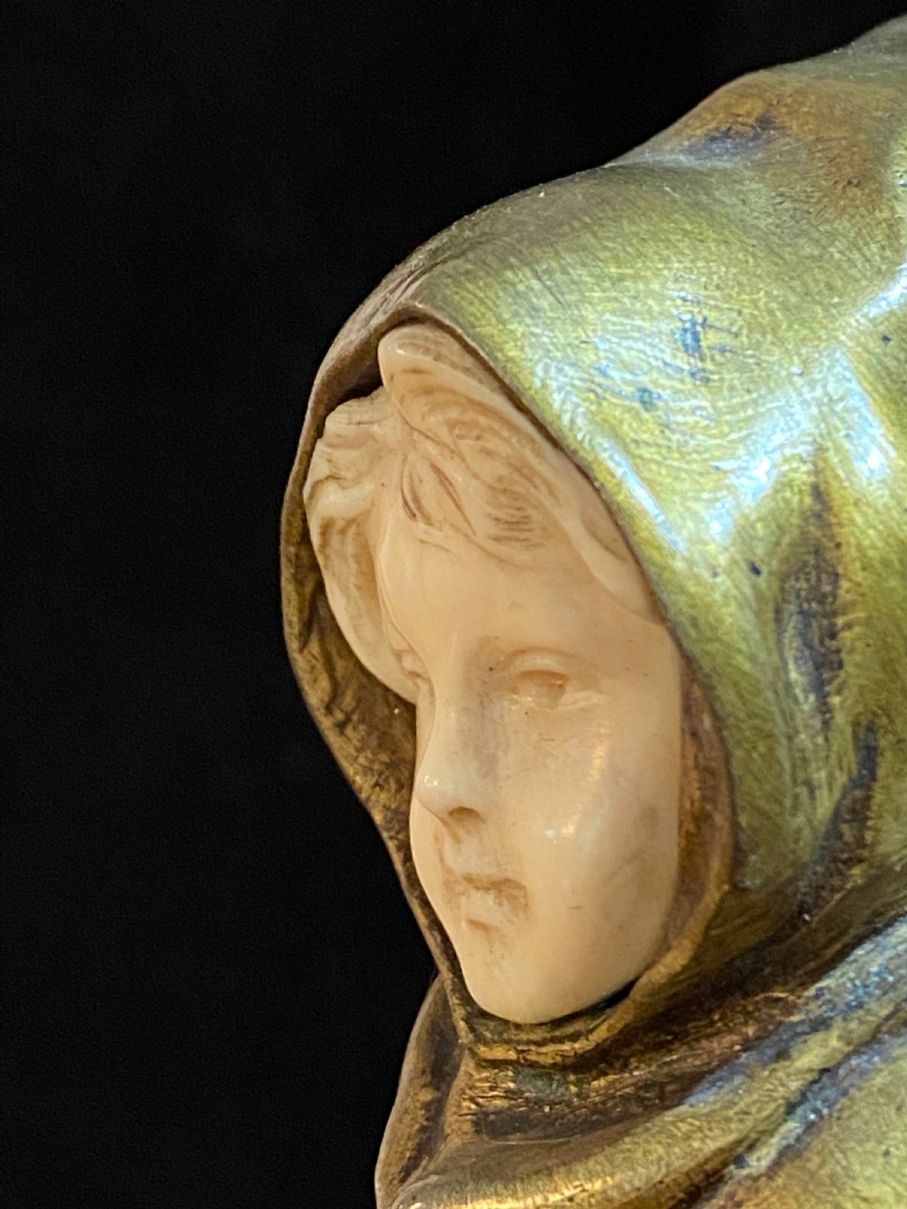  Bronze gilt and Ivory Sculpture. by Antoine  Bofill 1875-1953 View XXV