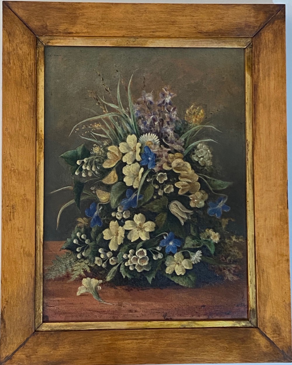 Botanical Oil on board