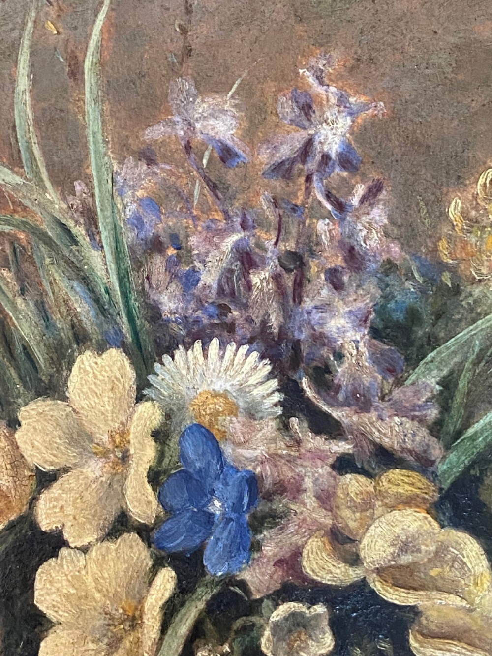 Botanical Oil on board View II