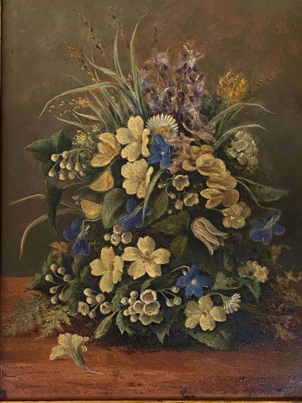 Botanical Oil on board View III