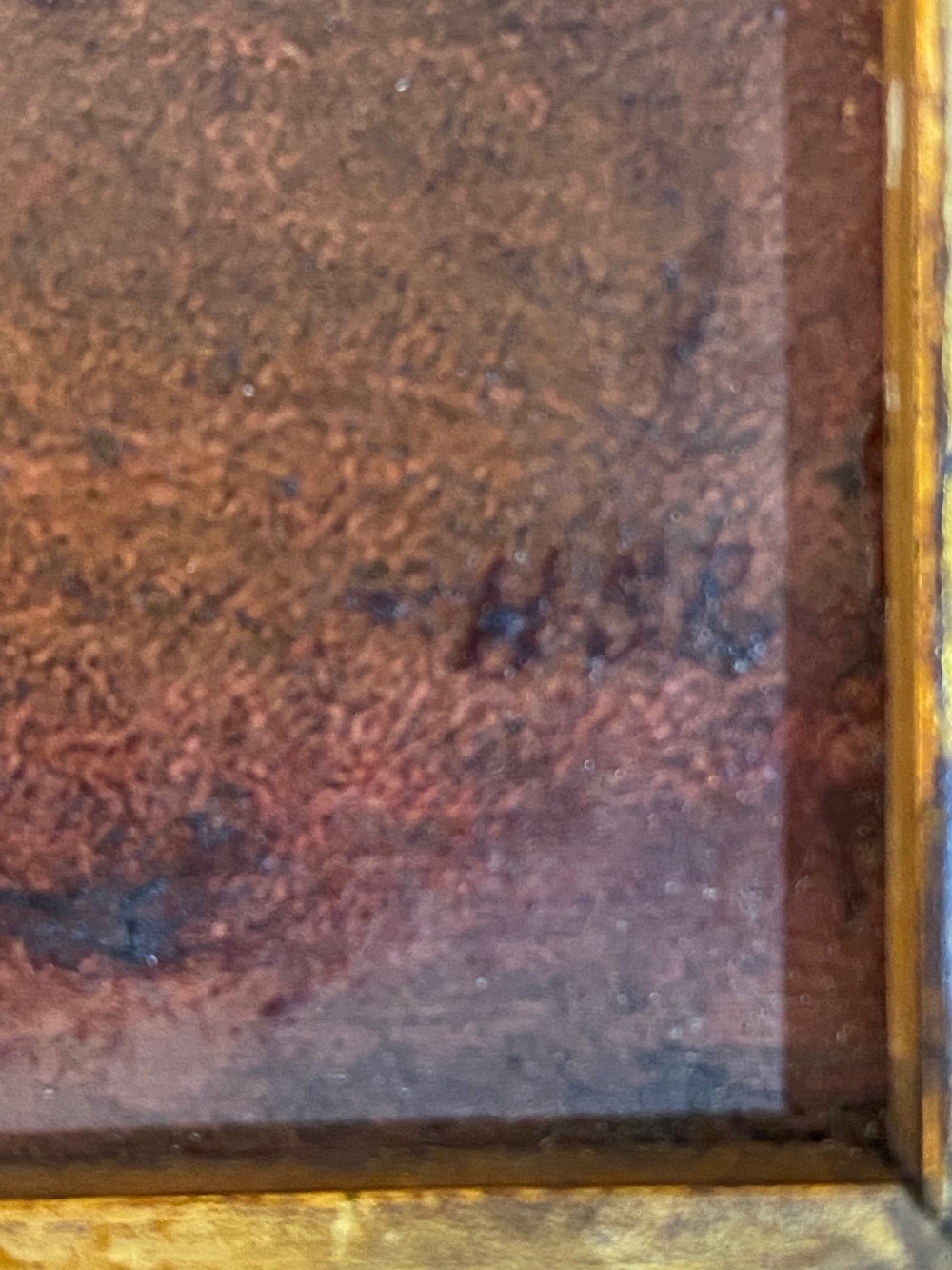 Botanical Oil on board View V