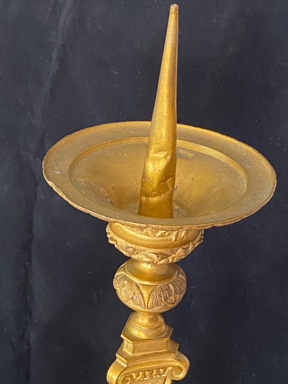 French Gilt Church Candlesticks View VII