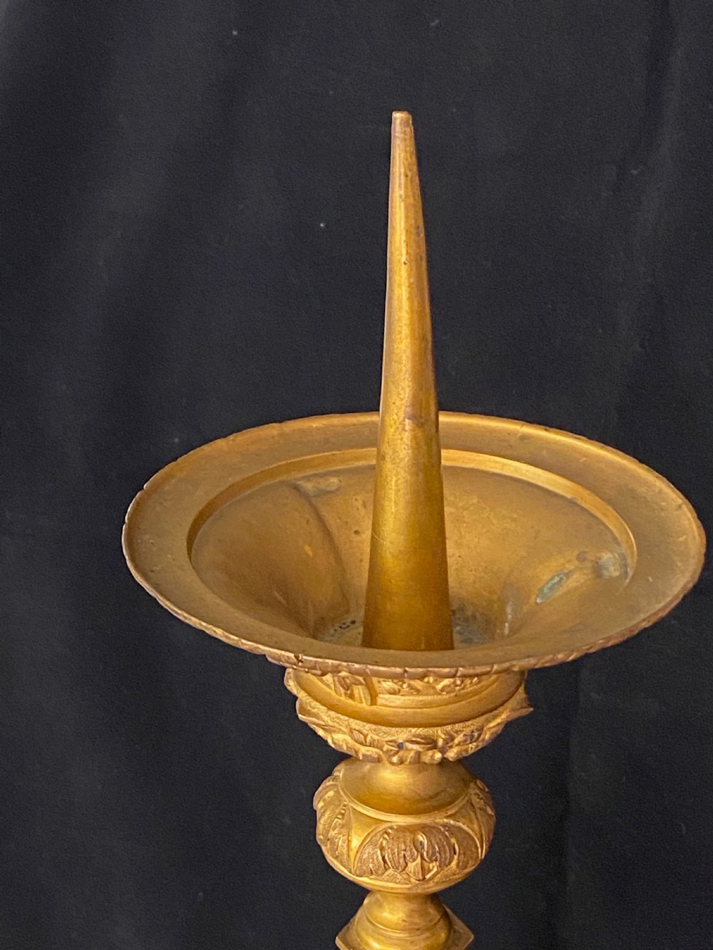 French Gilt Church Candlesticks View VIII