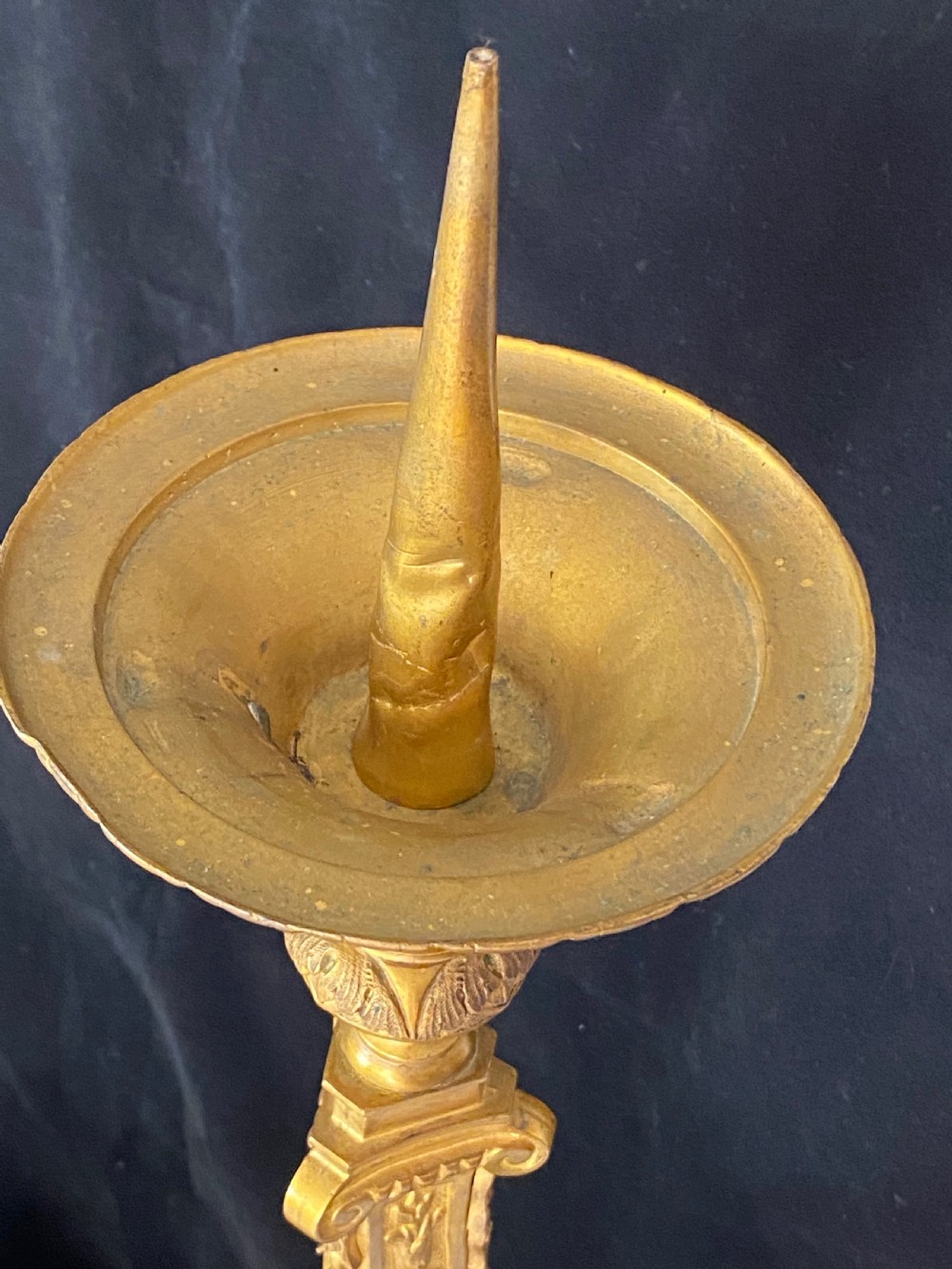 French Gilt Church Candlesticks View XVI