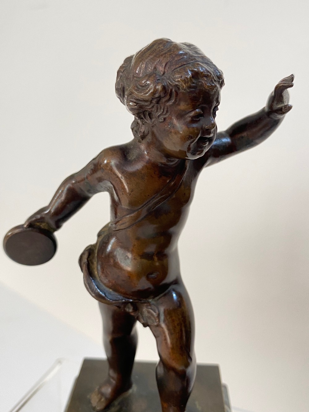  18th Century French Pair of Bronzes  View II