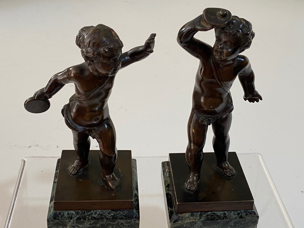  18th Century French Pair of Bronzes  View IV