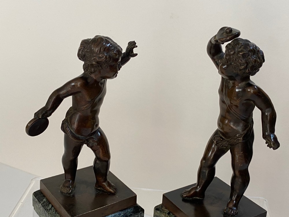  18th Century French Pair of Bronzes  View X