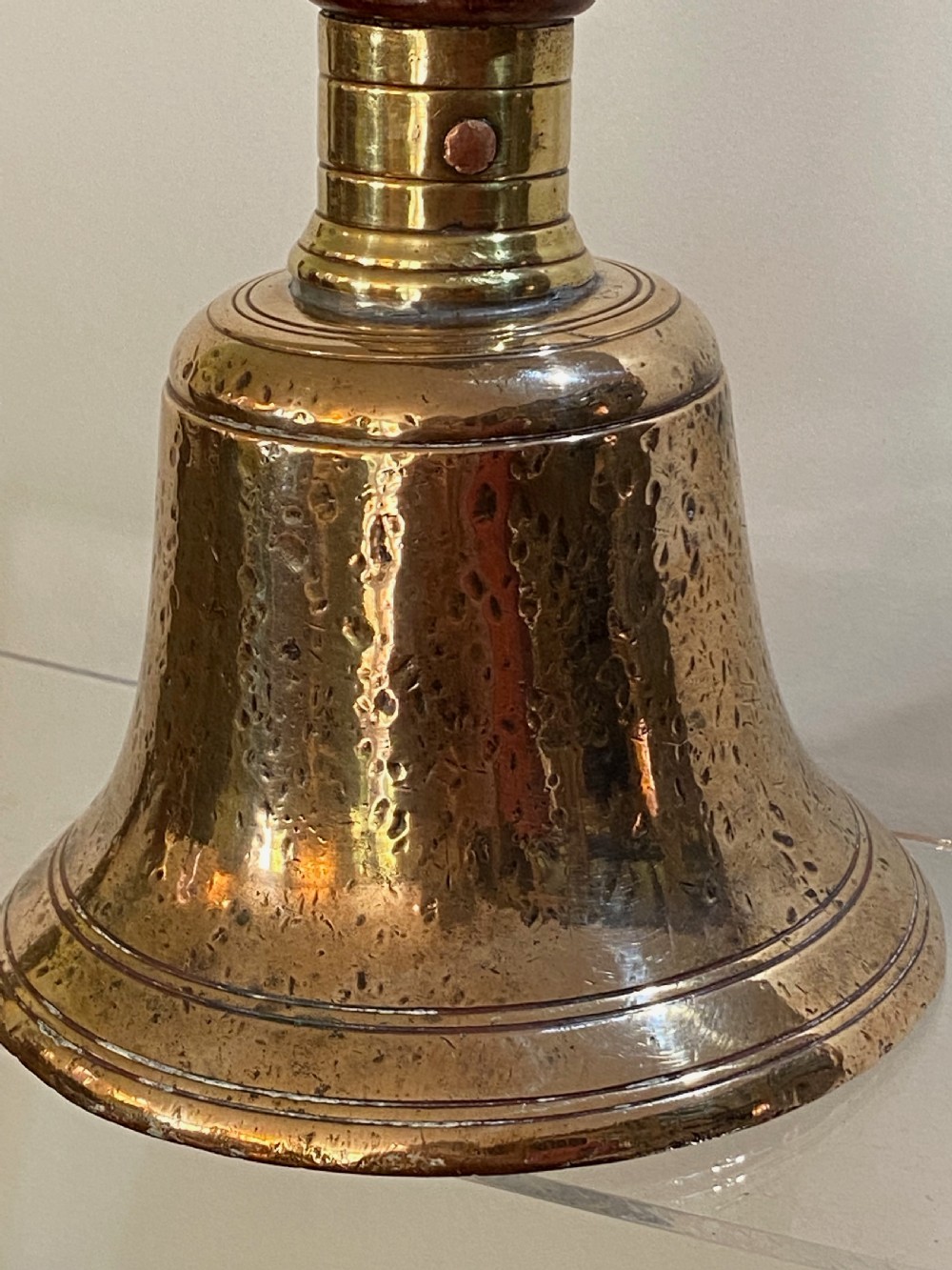 Brass School Bell View II