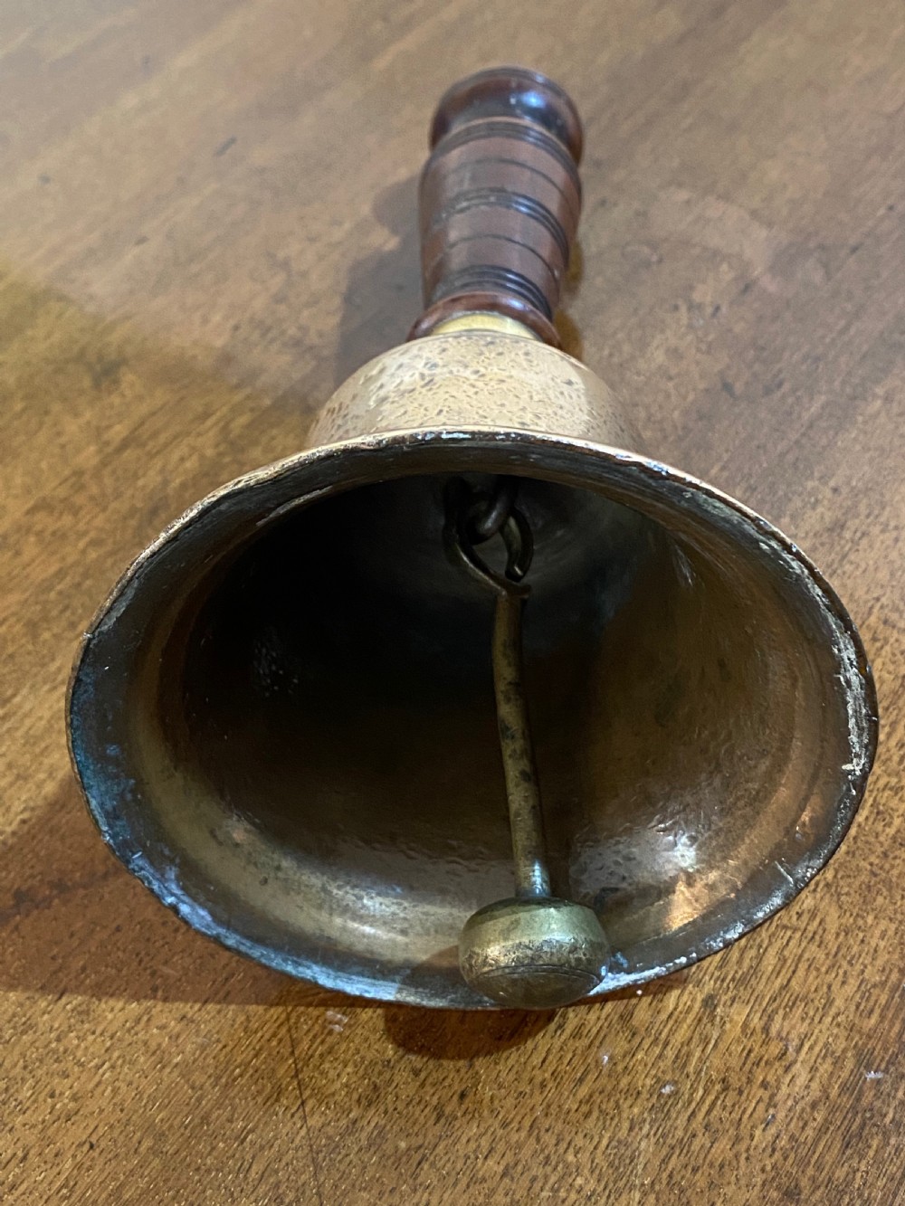 Brass School Bell View IV