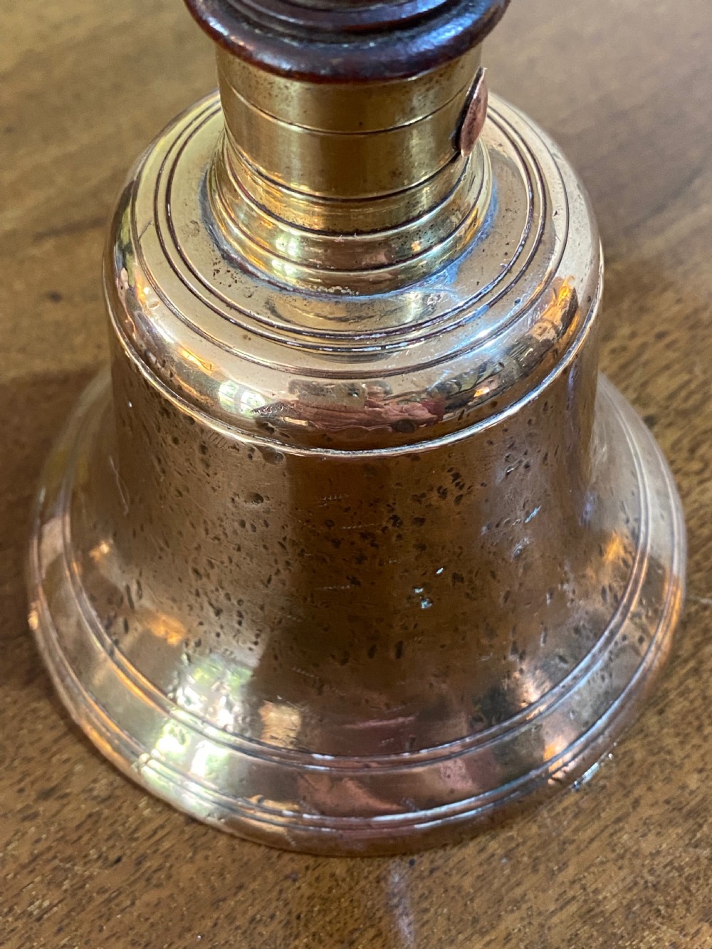 Brass School Bell View V