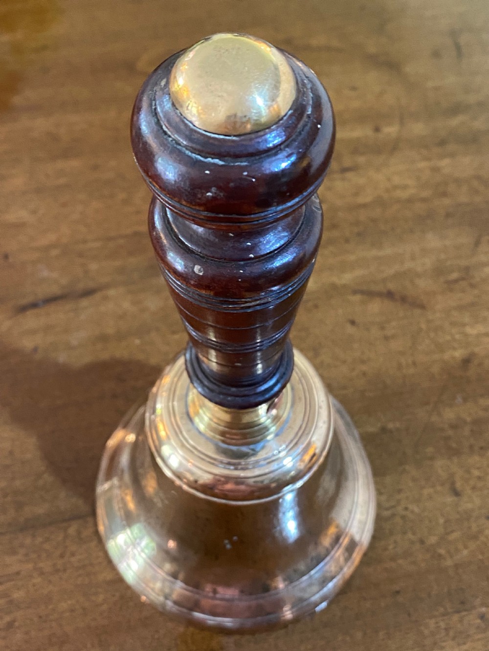 Brass School Bell View VI