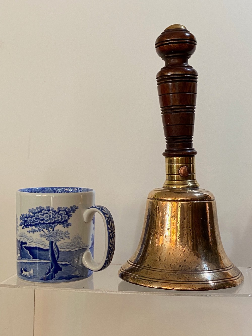 Brass School Bell View VII