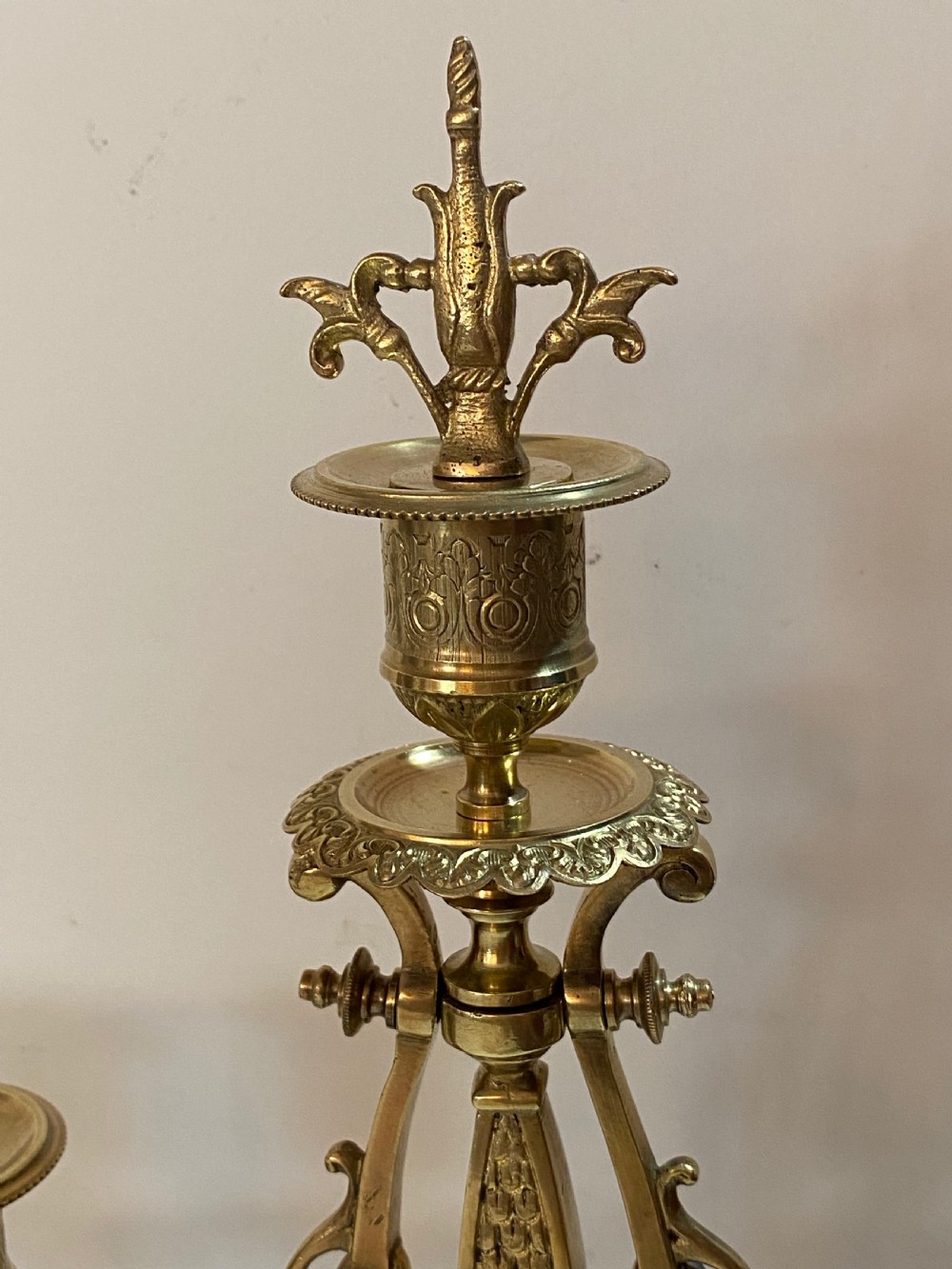 A Pair of French Gilt Candelabra View III
