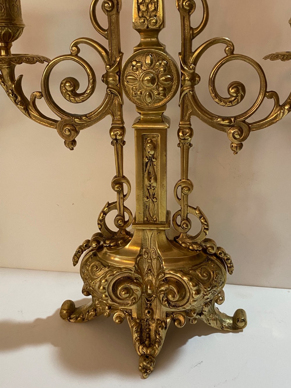 A Pair of French Gilt Candelabra View IV