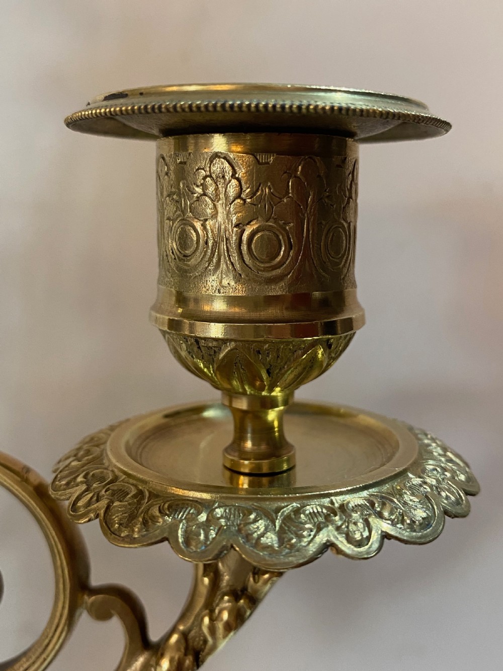 A Pair of French Gilt Candelabra View VI