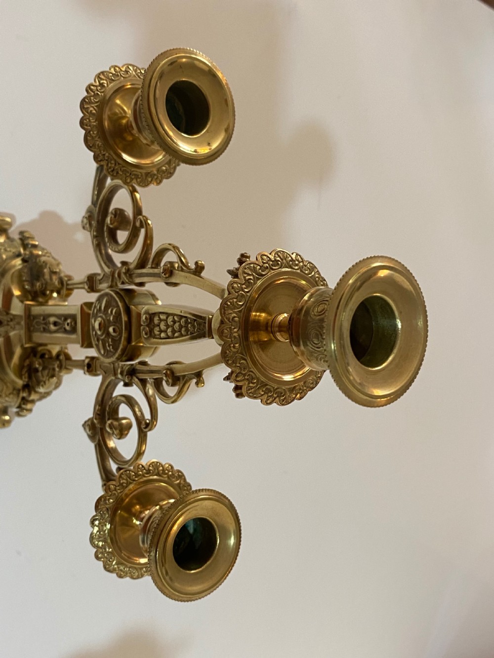A Pair of French Gilt Candelabra View IX