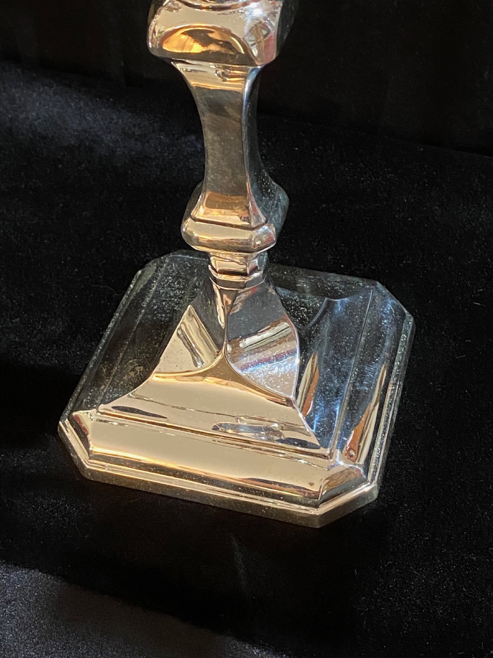  Mappin and Webb Pair of Silver Candelabra  View VIII