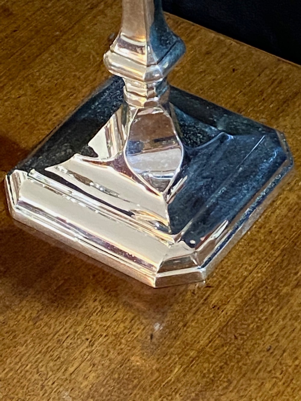  Mappin and Webb Pair of Silver Candelabra  View XIII