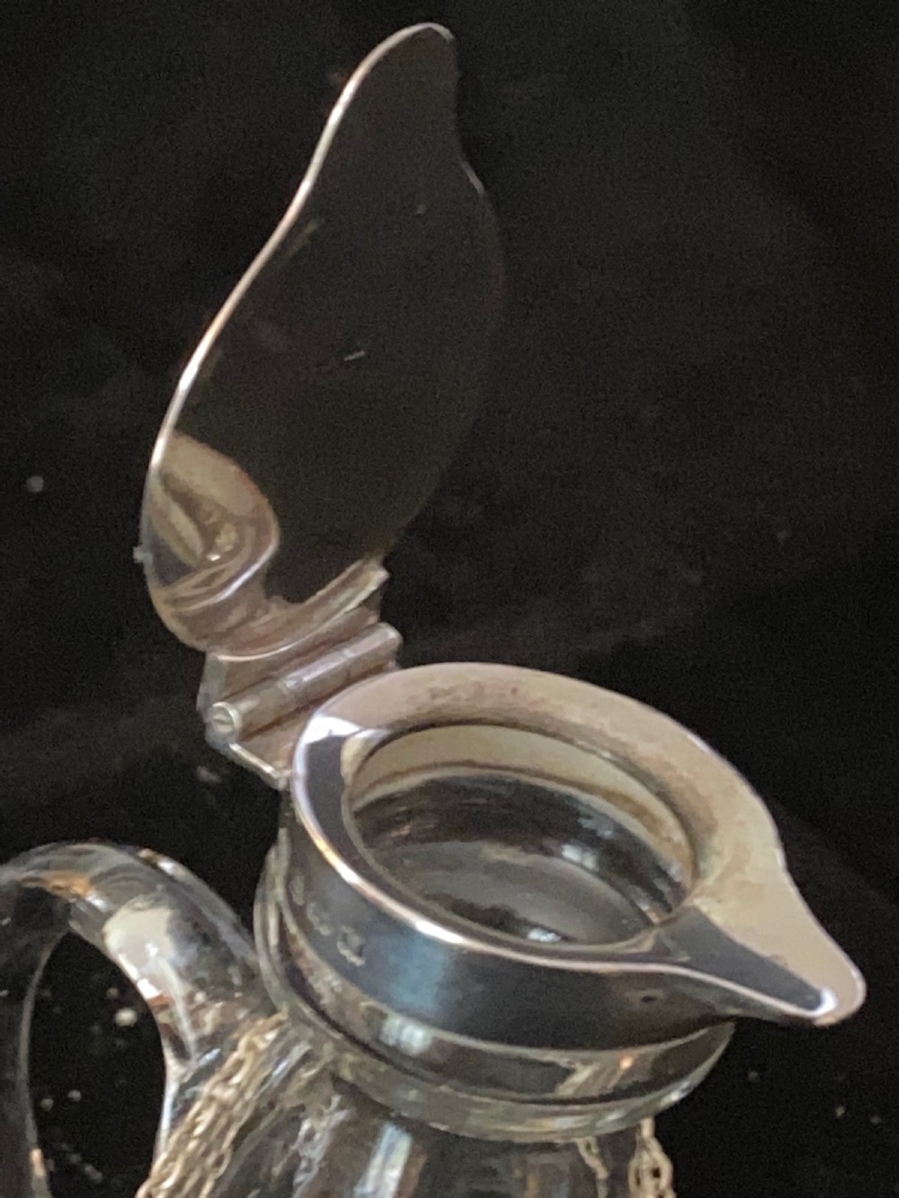 Pair of Whisky Noggins with Silver Collars and Lids View IX