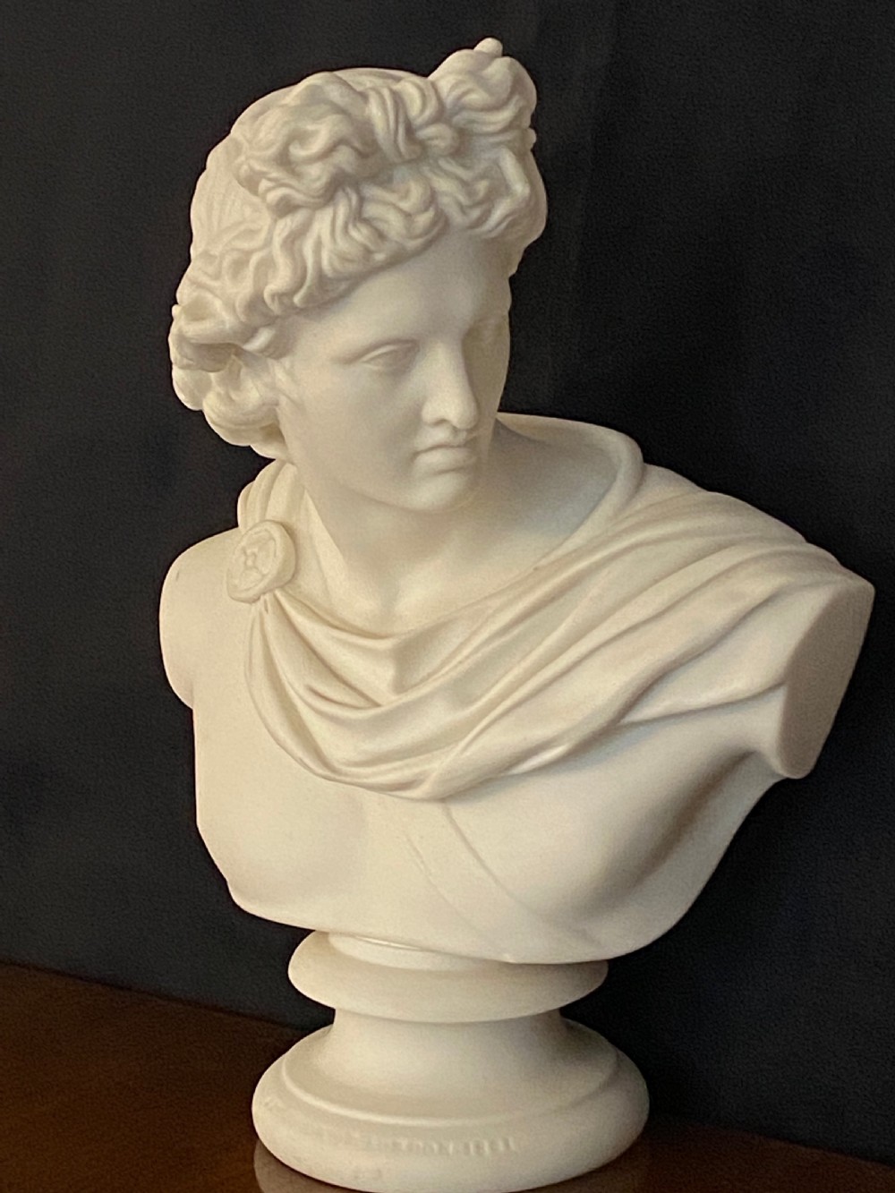 Parian Bust of Apollo Belvadere View III