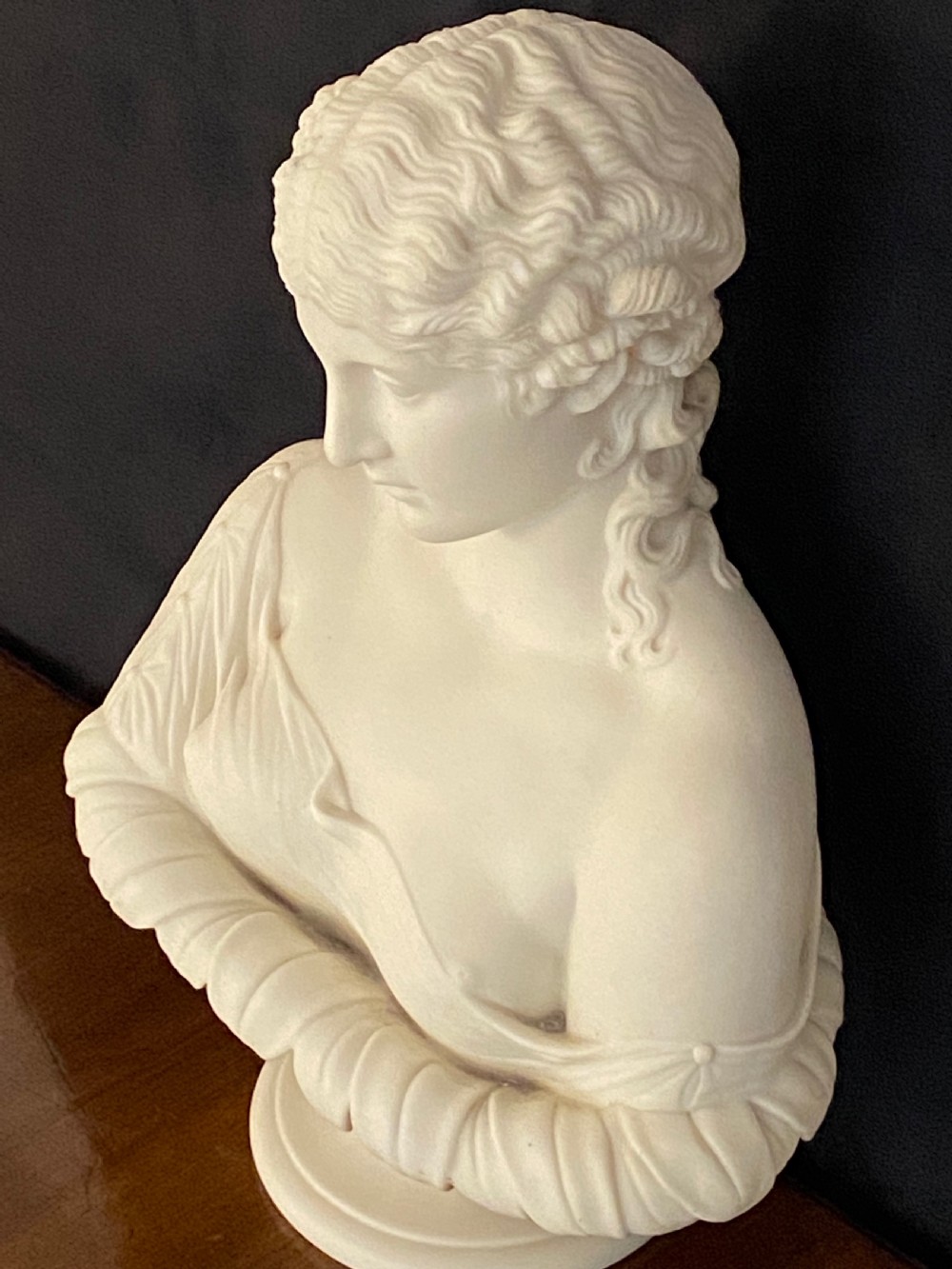 Copeland Parian Bust of Clytie the Water Nymph View V