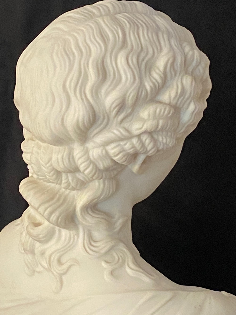 Copeland Parian Bust of Clytie the Water Nymph View VII