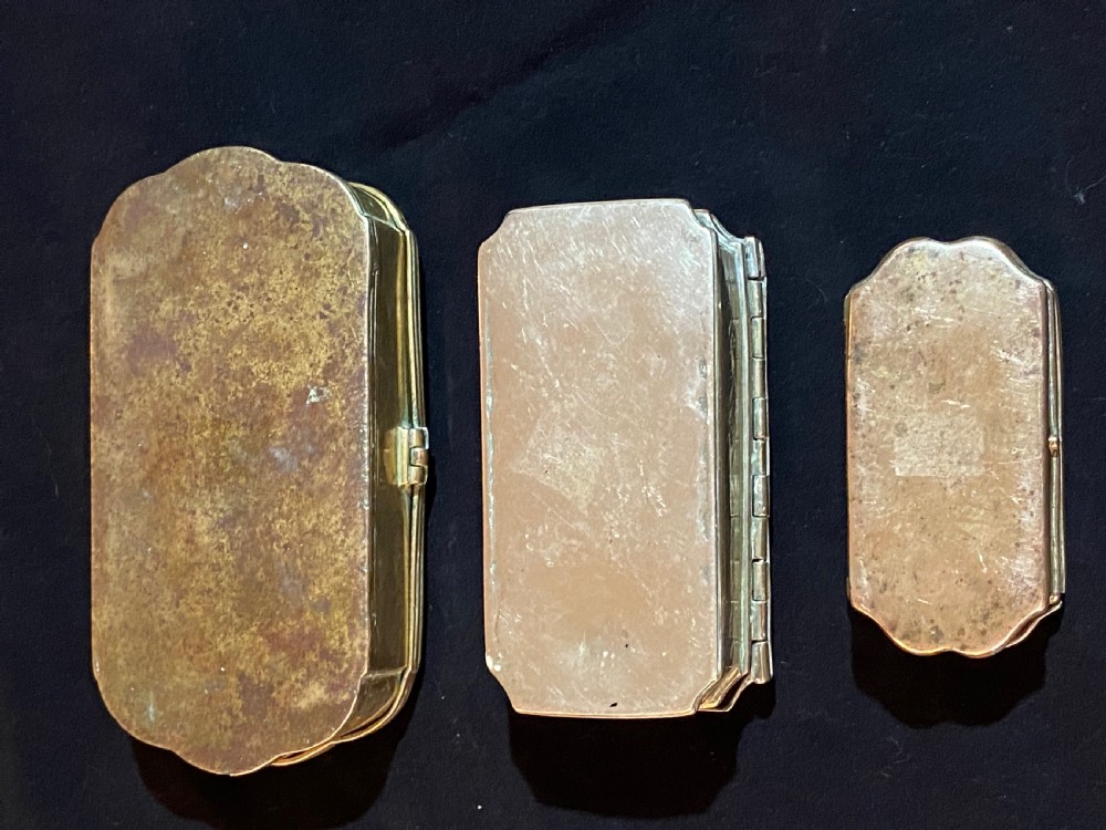17th Century Tobacco Boxes, Set of Three View XIV