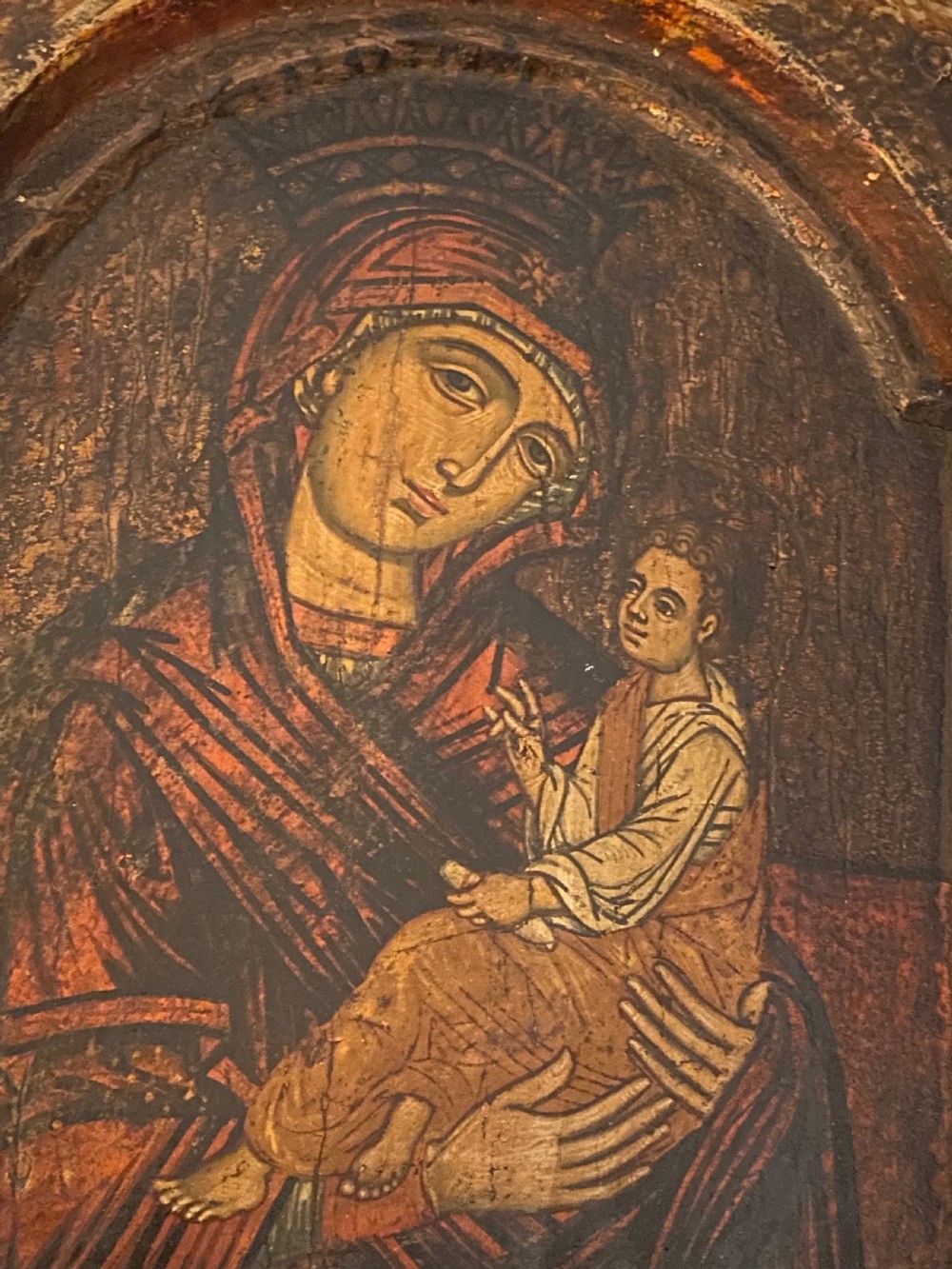 Russian Icon of The Virgin and Child View XX