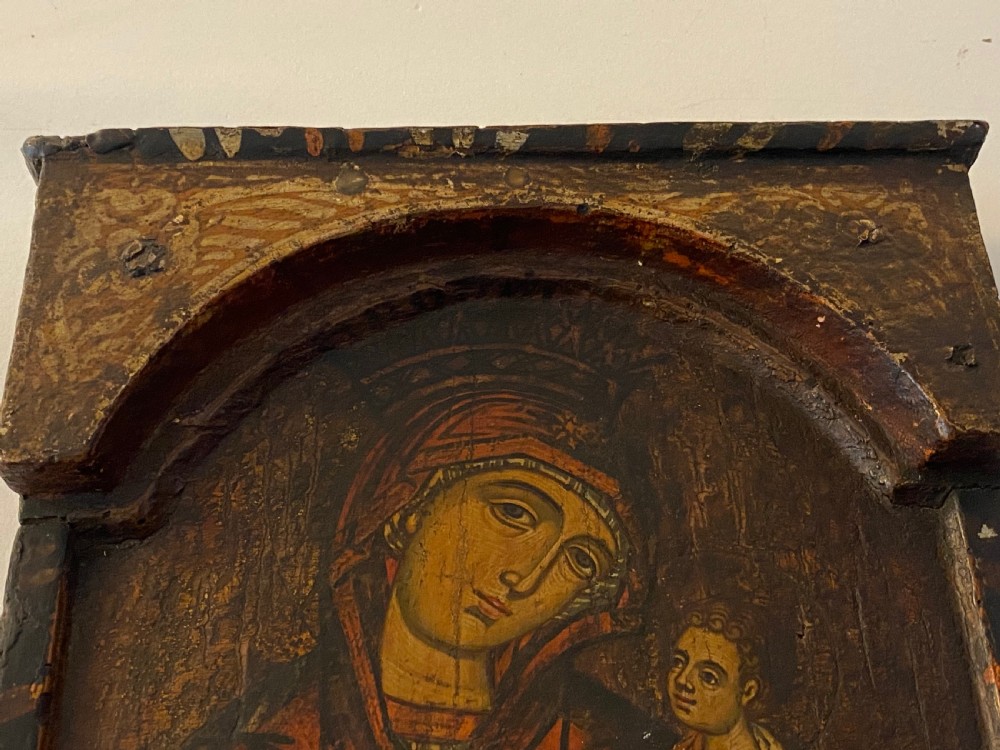 Russian Icon of The Virgin and Child View XXIV