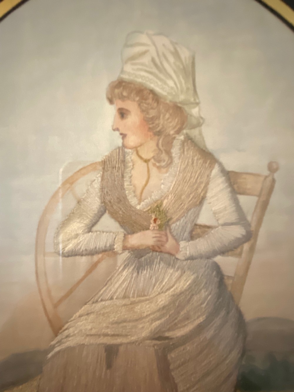 Regency Silk Embroidery Picture View IV