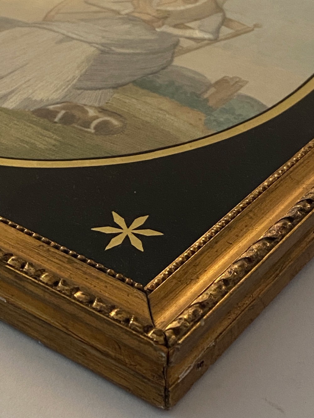 Regency Silk Embroidery Picture View VI