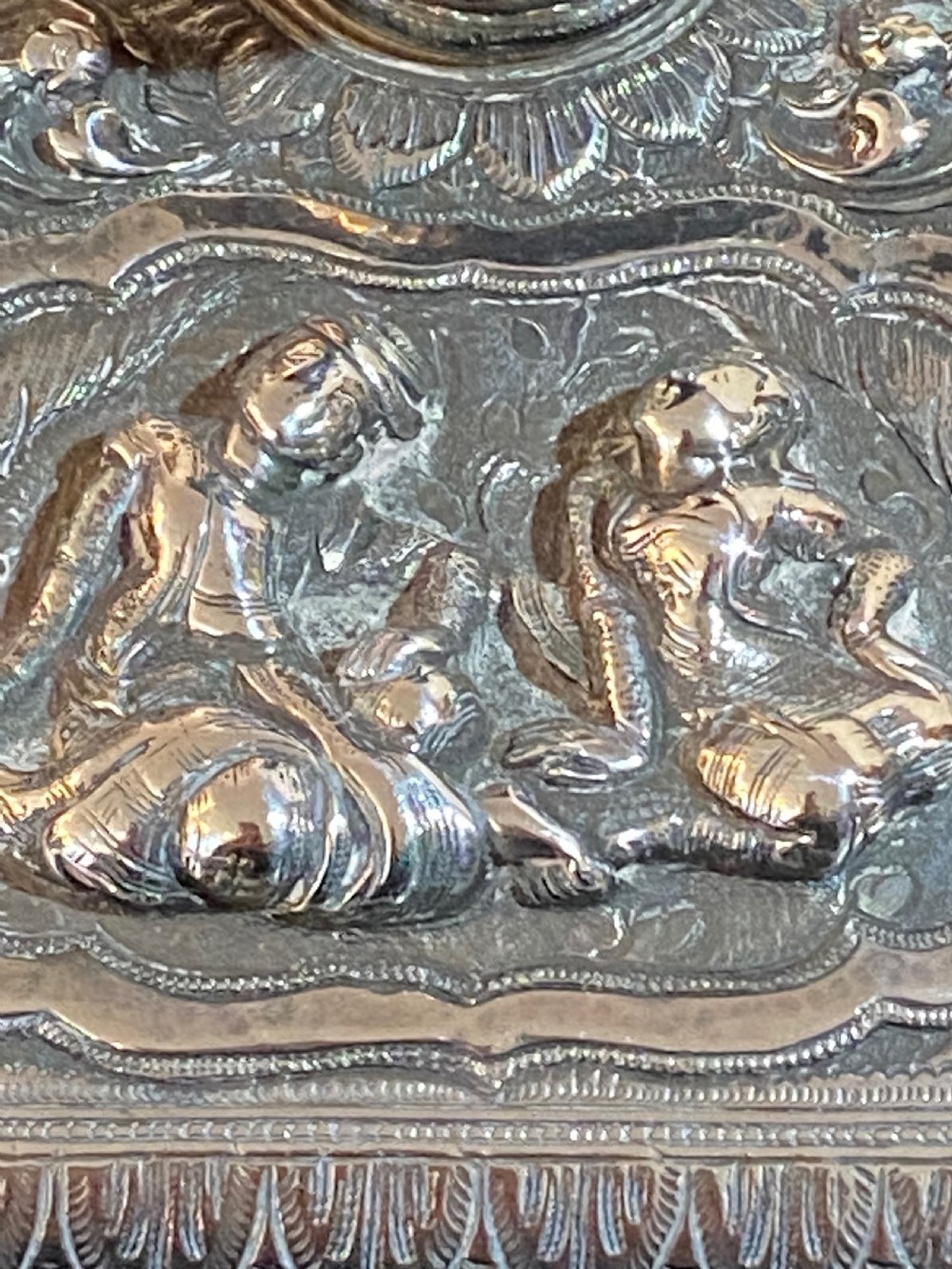 Burmese Silver Blotter View IV