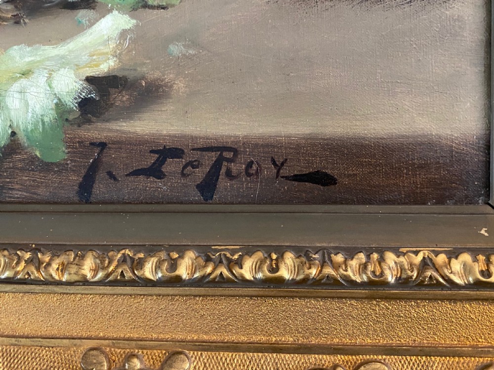 Oil on Canvas depicting a group of Kittens  View III