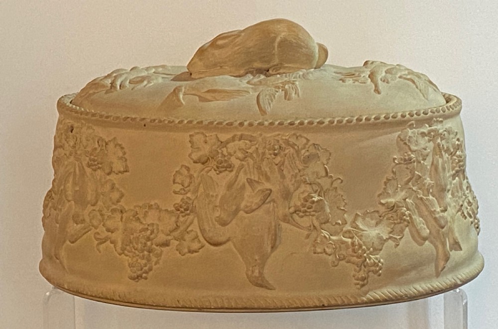 Wedgwood Caneware Game Pie Dish, ca 1890. View IV