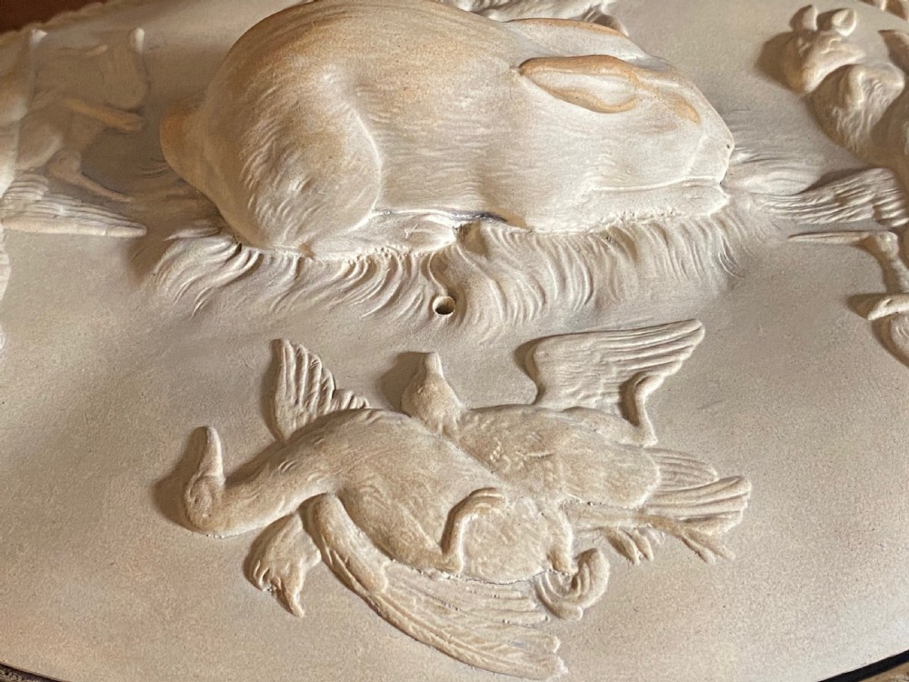 Wedgwood Caneware Game Pie Dish, ca 1890. View VI