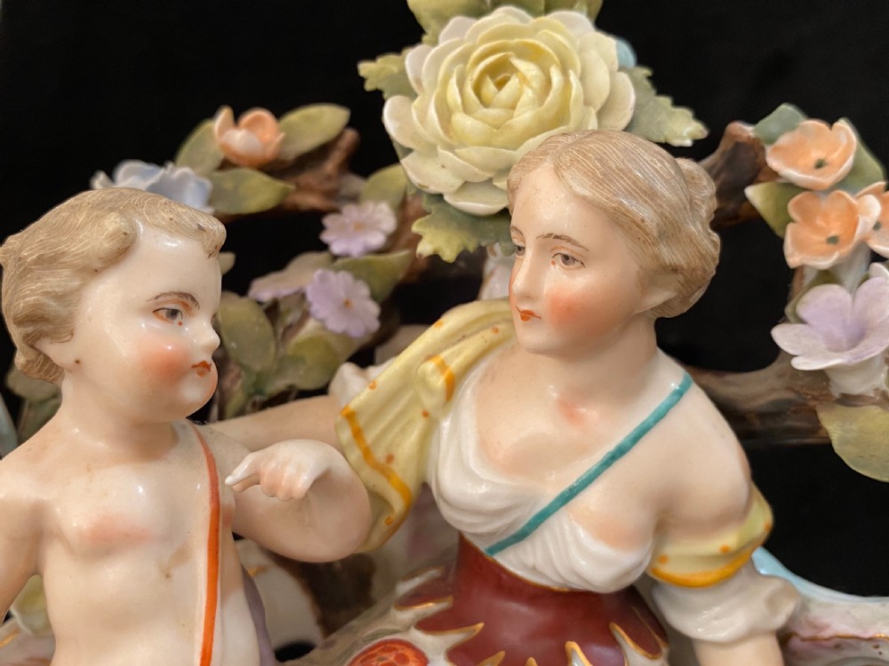 Pair of Sitzendorf Candelabra View IV