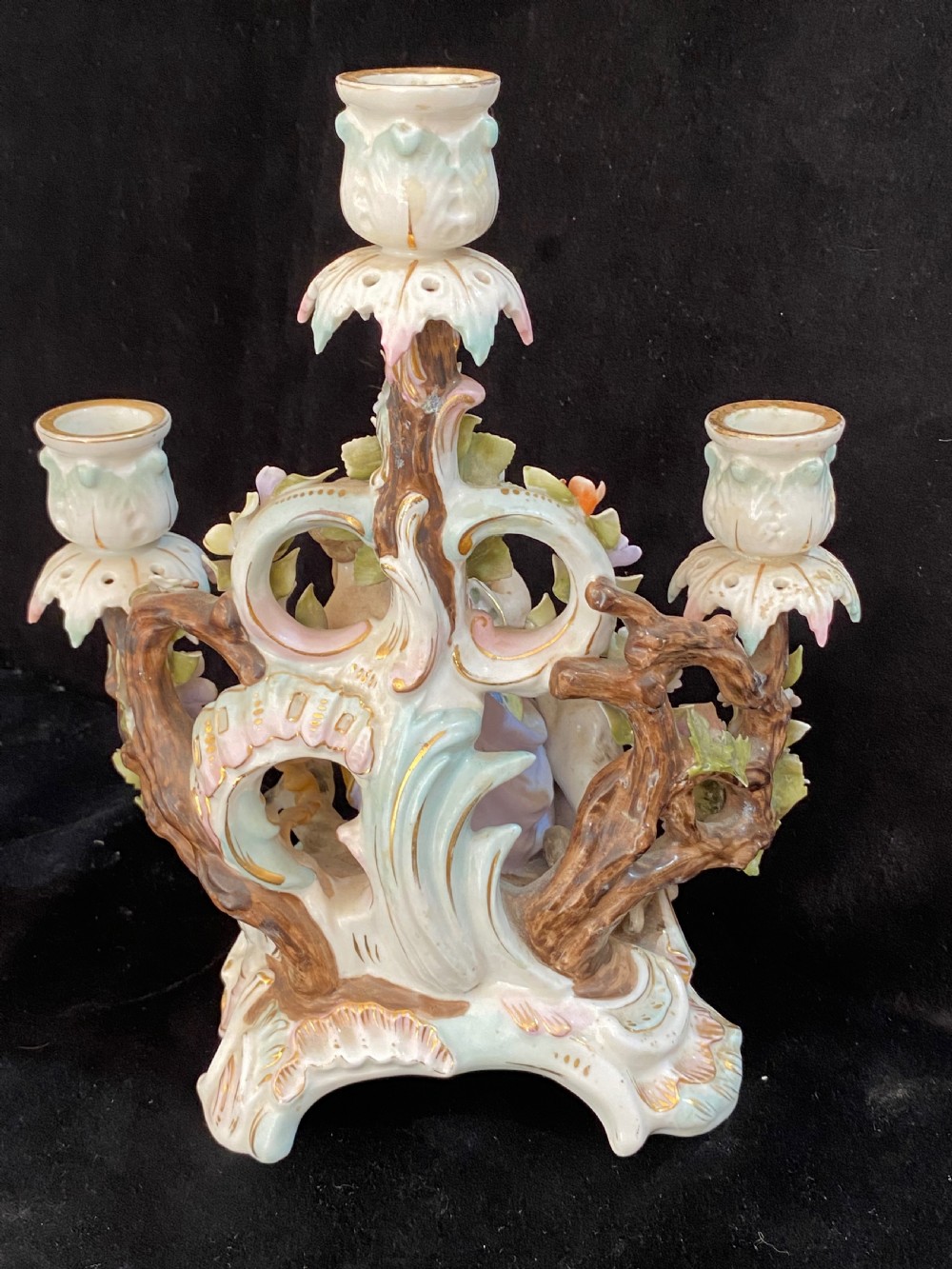 Pair of Sitzendorf Candelabra View IX